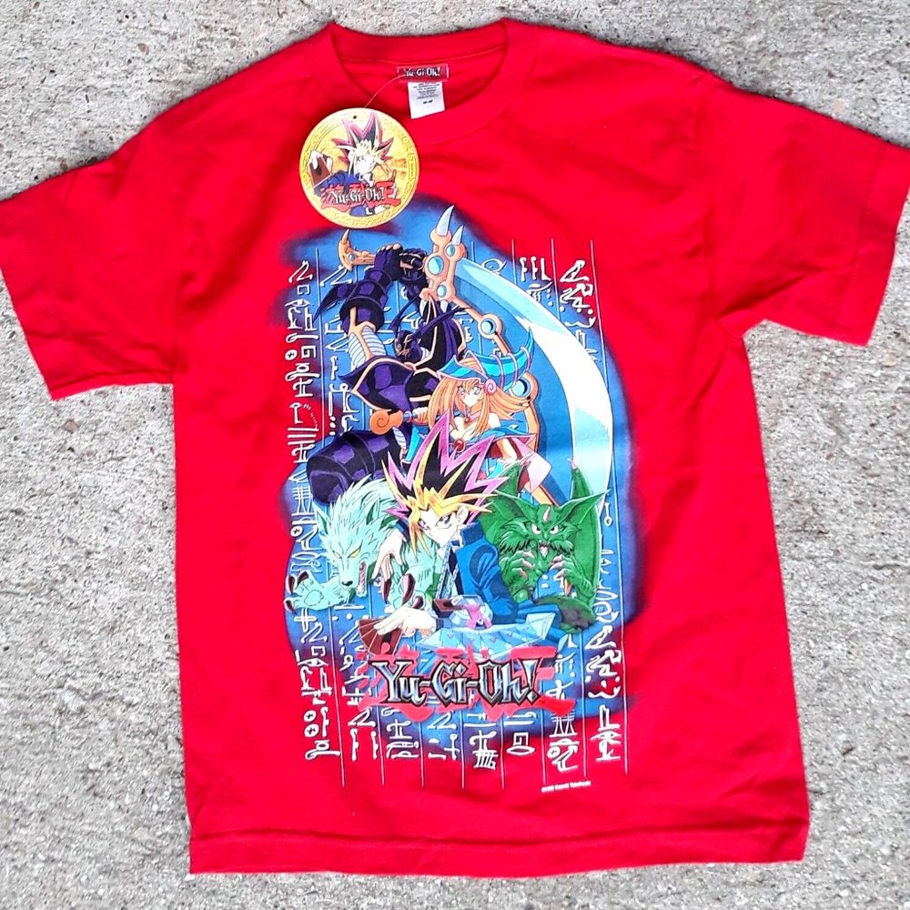 YU-GI-OH! Kazuki Takashasi Anime Tee Youth Size - New - Red With Tags
